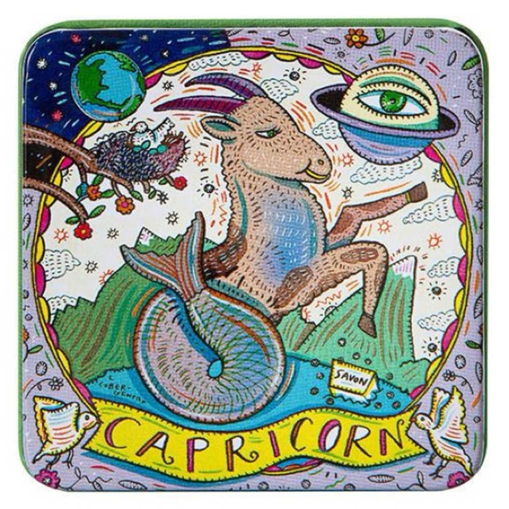 Pre De Provence - Capricorn Zodiac Engraved Bar Soap in Gift Tin